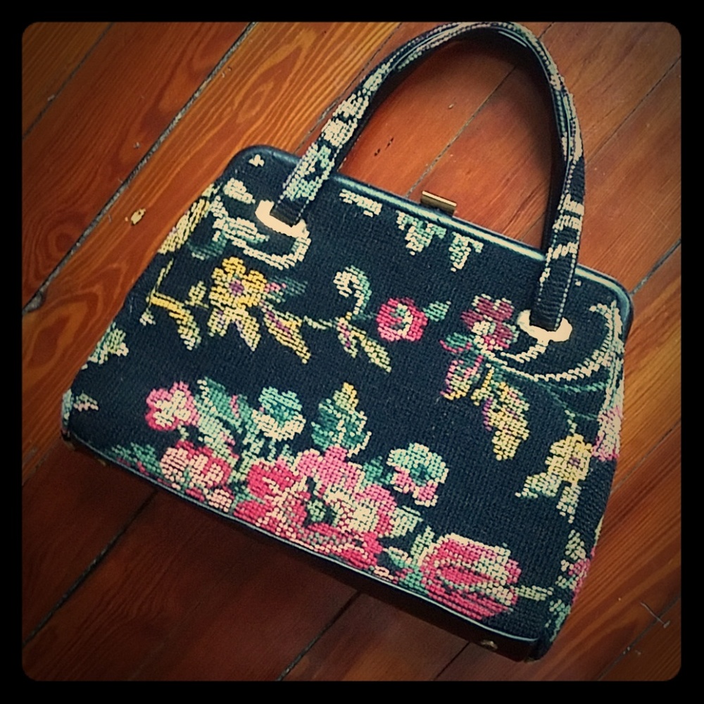 Vintage Carpet Bag/Purse
